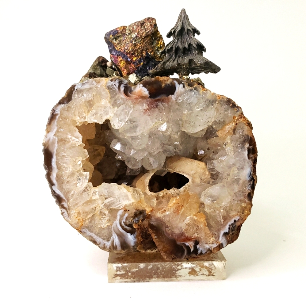 Crystal Double Geode inside a geode